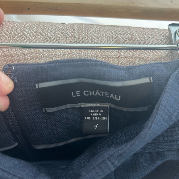 Blue le chateau pencil skirt - Picture 3 of 3